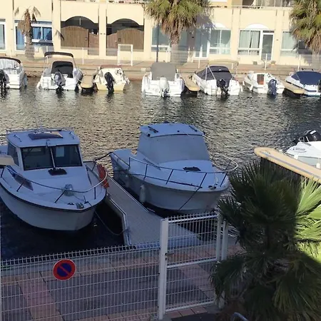 Studio Climatise Classe 2 Dans Marina Proche Mer Et Etang - Lit Wifi Fibre Et Parking Prive Sete Exterior photo